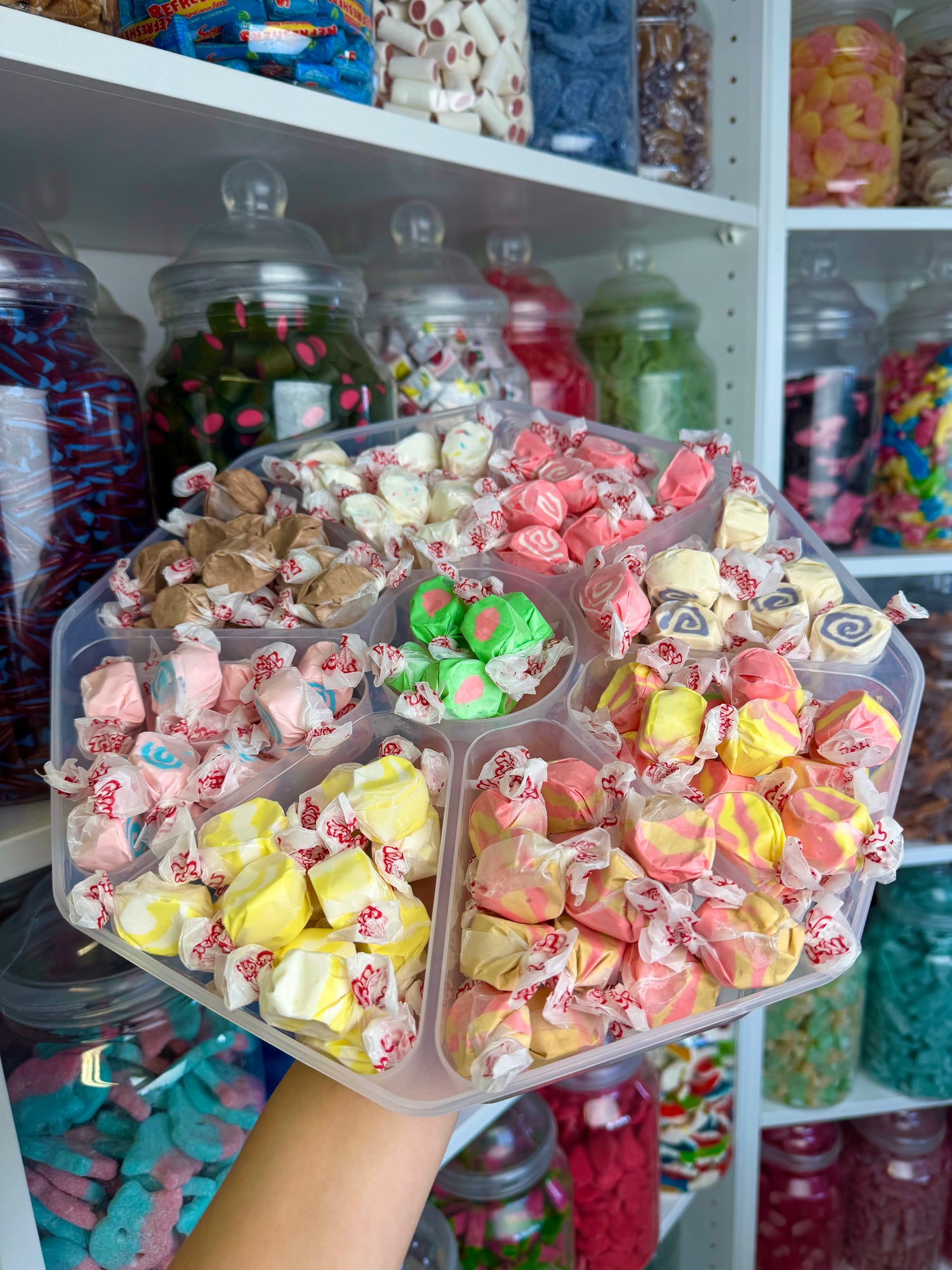 SALT WATER TAFFY CANDY PLATTER