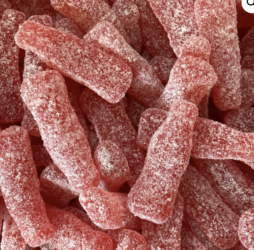 RASPBERRY SODA BOTTLES (SWEDISH)