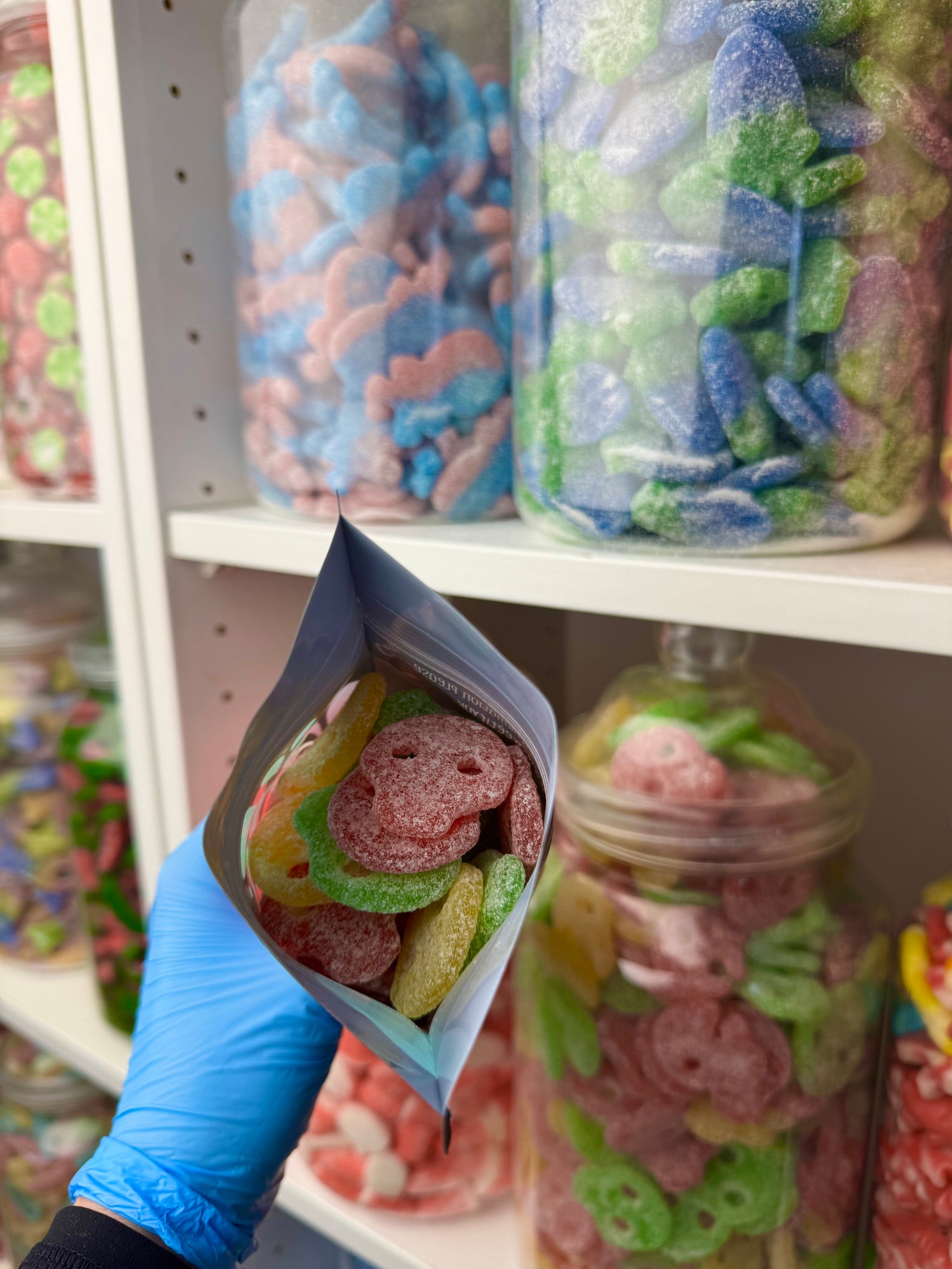 SWEDISH SOUR FRUIT SKULLS - 250G POUCH