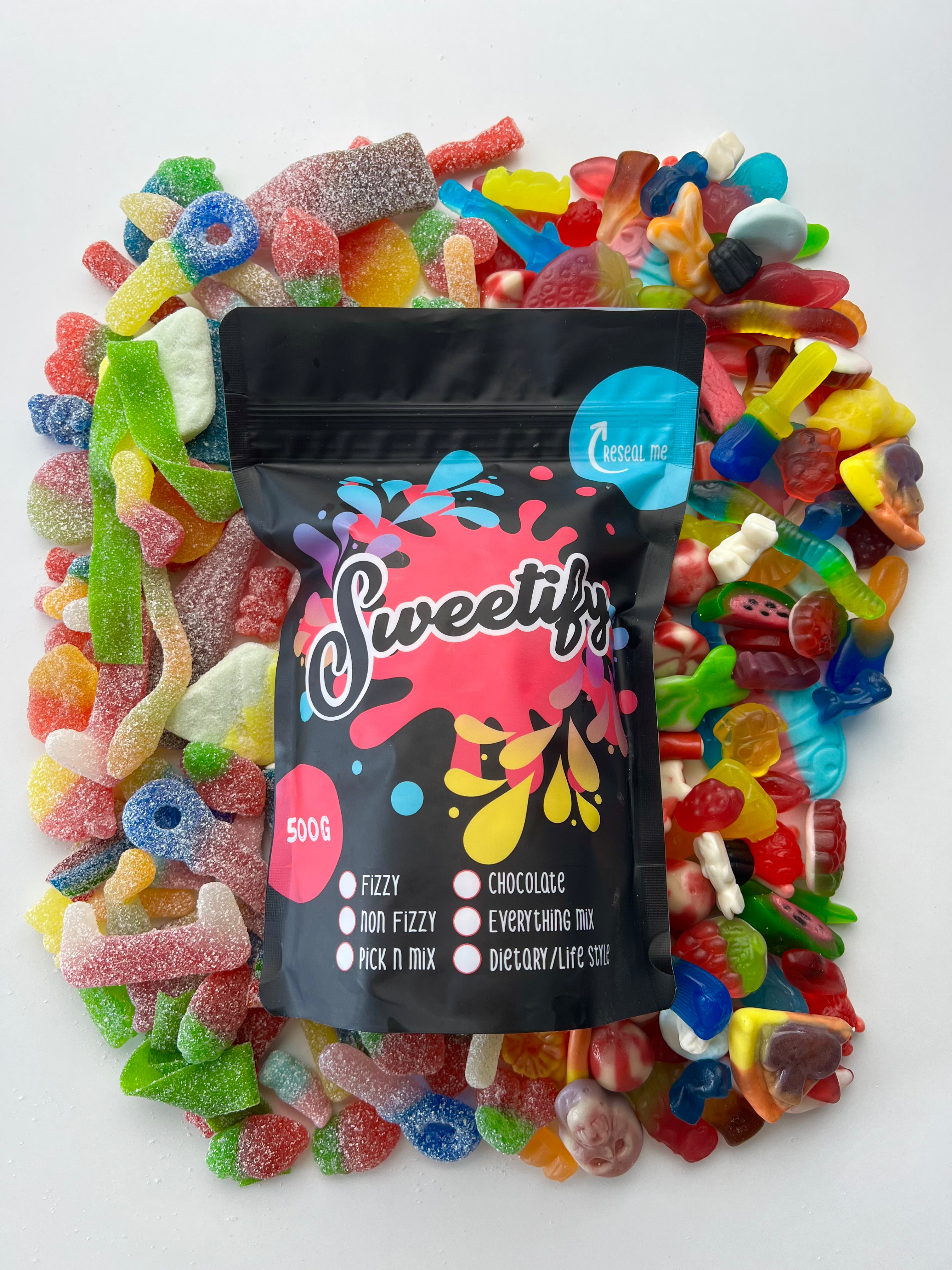 HALF FIZZY & HALF NON FIZZ SWEET MIX – Sweetify