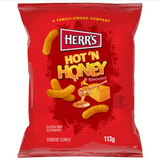 HERRS HOT HONEY CHEESE CURLS 113G (USA)