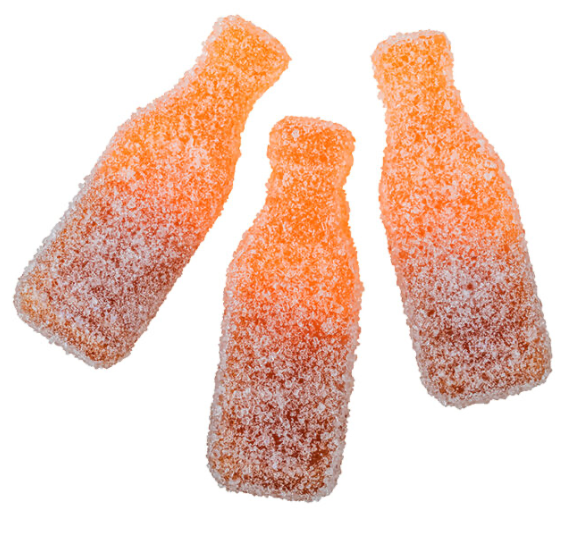 SOUR COLA ORANGE BOTTLES